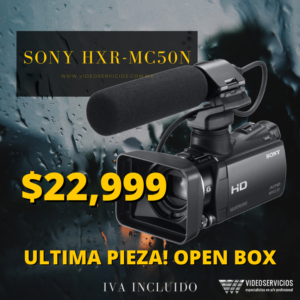 Videocámara HXR-MC50N Nueva (Open Box/Display, Pieza única)