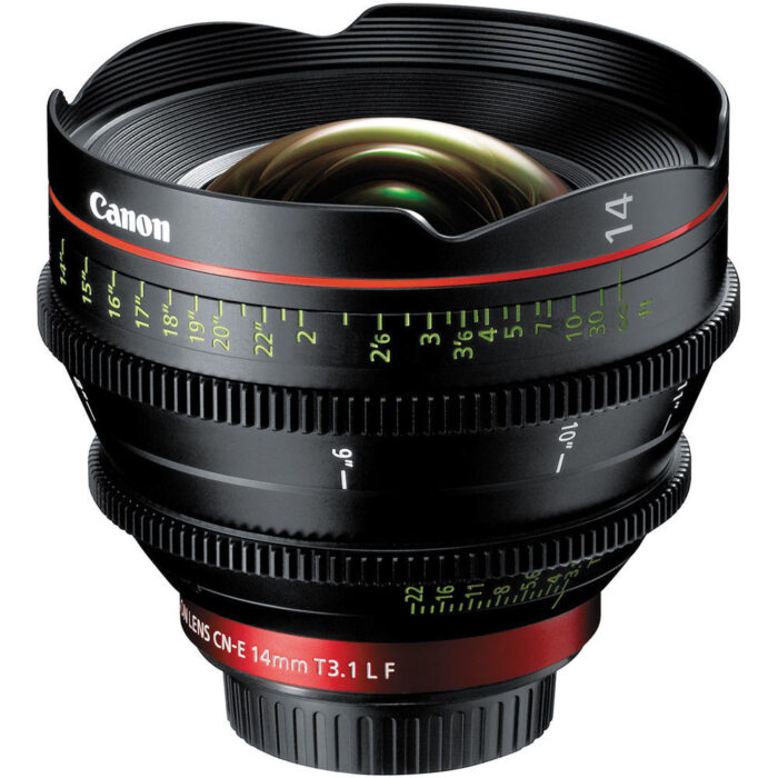 Canon lente de cine CN-E 14 mm T3.1 LF Prime