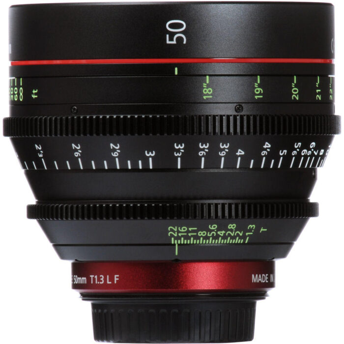 Lente Canon CN-E 50mm T1.3 LF para Cine Lente Canon CN-E 50mm T1.3 LF para Cine