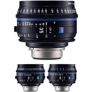 Zeiss Kit de CP.3 de 3 lentes (E, EF, PL mount)