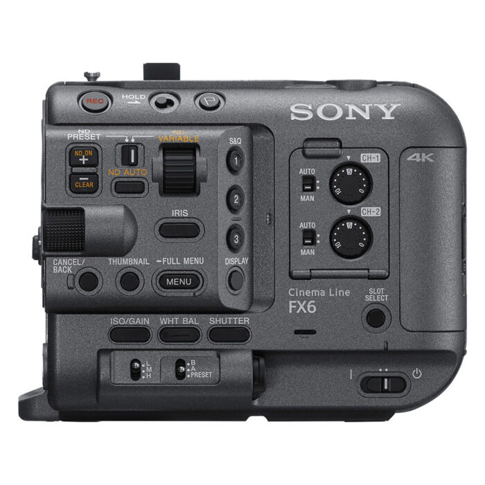 Sony Cinema Line ILME-FX6 - Sin Lente Sony Cinema Line ILME-FX6 - Sin Lente