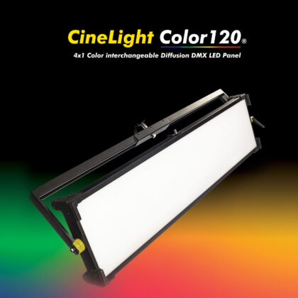 Panel LED, RGB, DMX, 4x1 - Cinelight Color 120 de Fluotec