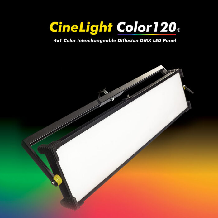Panel LED, RGB, DMX, 4x1 - Cinelight Color 120 de Fluotec