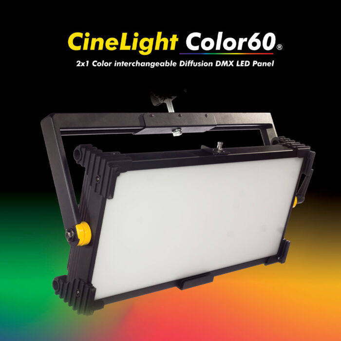 Panel LED, RGB, DMX, 2x1 - Cinelight Color de Fluotec 60
