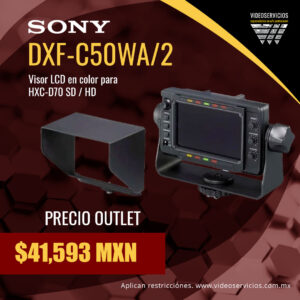 Visor LCD en color para HXC-D70 SD / HD - Sony DXF-C50WA