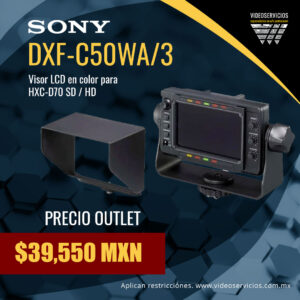 Visor LCD en color para HXC-D70 SD / HD - Sony DXF-C50WA-3